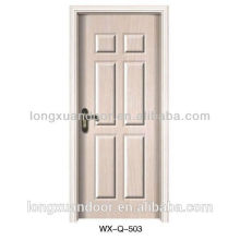 Diseño moderno de la puerta de madera, puerta de madera del MDF / puerta interior de la melamina